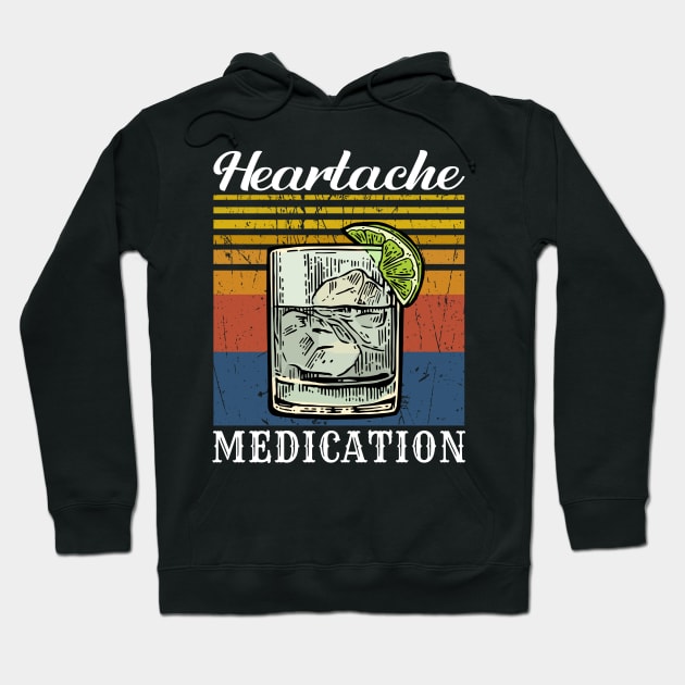 Heartache Medication Retro Hoodie by Ice Cream Monster